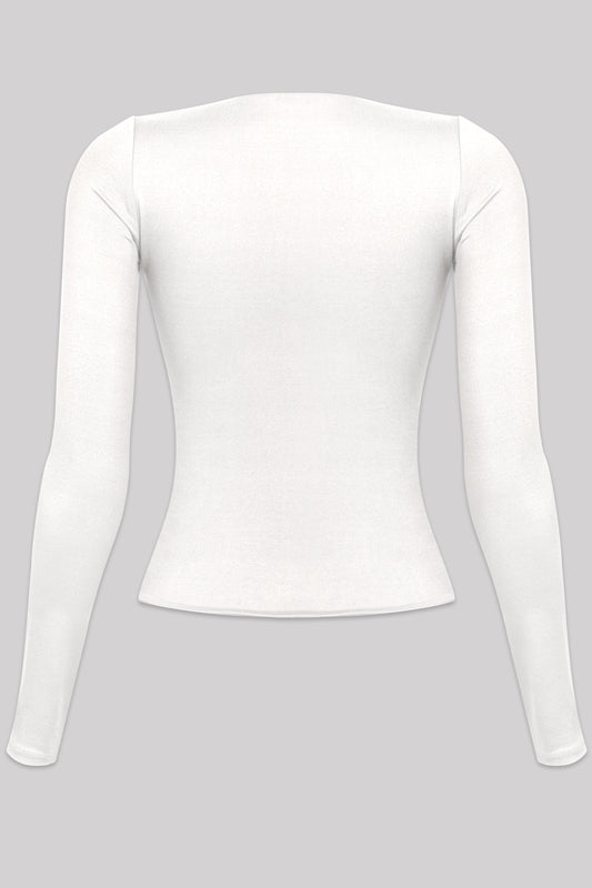 Maritza Buttery Long Sleeve (White)