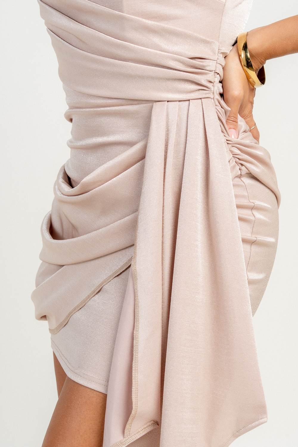 Natalia Mini Dress (champagne)